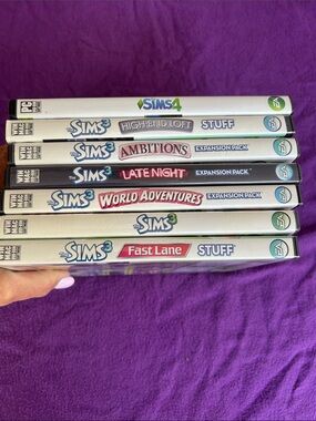 The Sims 3 & 4 PC Game Expansion Pack Bundle - Mixed Colors